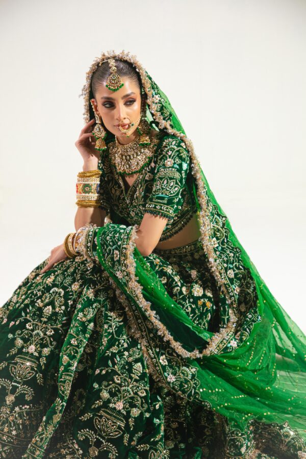 Mehbooba (Emerald Green Velvet) - Image 3