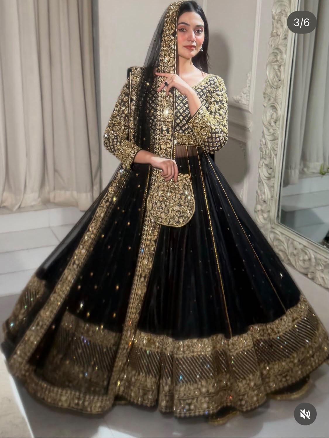 SONAM BLACK MAXI